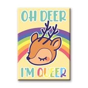 Pride Oh Deer Flat Magnet