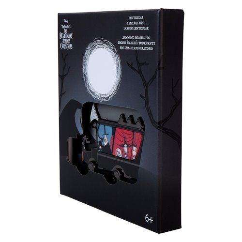 The Nightmare Before Christmas Halloween Party Lenticular 3-Inch Collector Box Pin