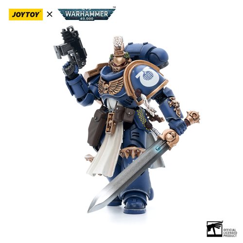 Joy Warhammer 40,000 Ultramarines Primaris Champion Brother Parnaeus 1:18 Scale Action Figure