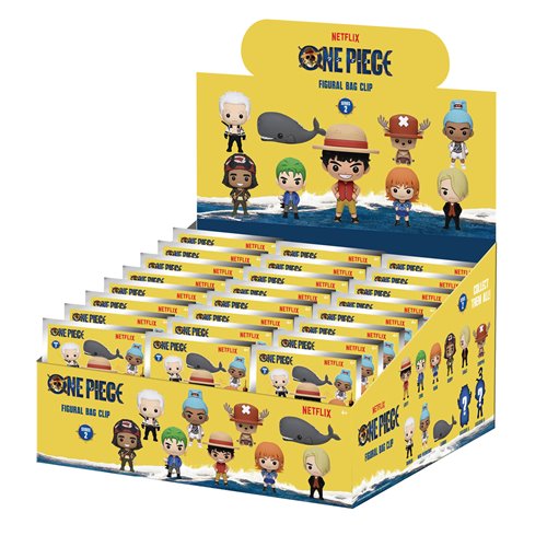 One Piece Live Action Series 2 3D Foam Bag Clip Random 6-Pack