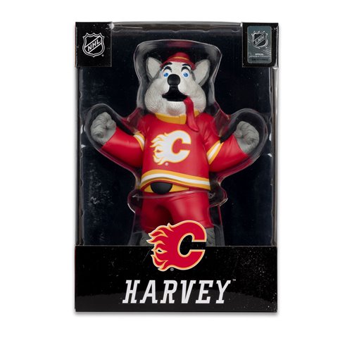 NHL Calgary Flames Harvey the Hound Version 2 Mascot Posed Figure