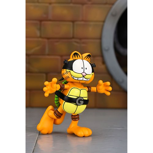 Teenage Mutant Ninja Turtles Archie Comics x Garfield Ultimate Garfello with Odie 7-Inch Scale Actio