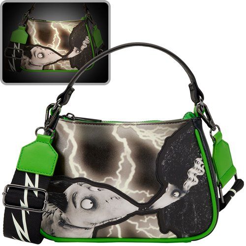 Frankenweenie Sparky and Persephone Glow-in-the-Dark Crossbody Bag
