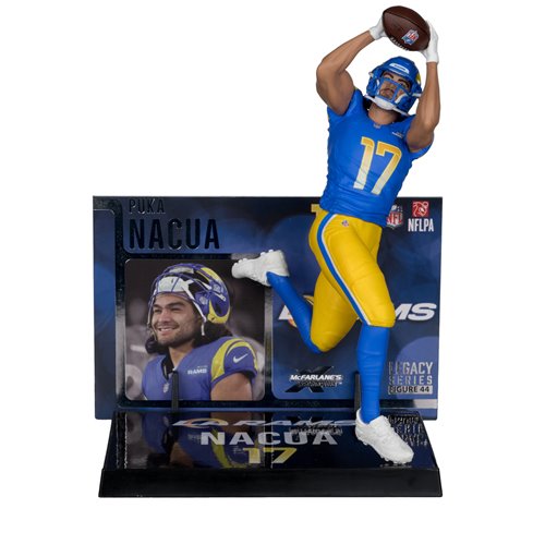 NFL SportsPicks 2025 Los Angeles Rams Puka Nacua 7-Inch Scale Posed Figure