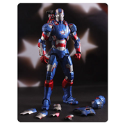 Iron Man 3 Iron Patriot Super Alloy 1:12 Scale Die-Cast Metal Action Figure