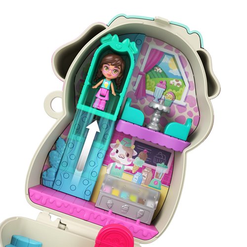 Polly Pocket Cowbell Diner Compact Playset