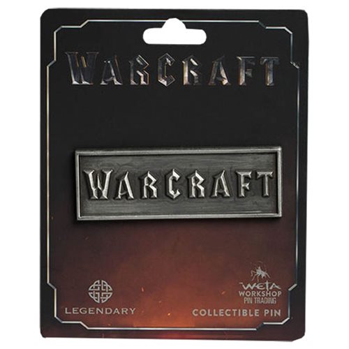 Warcraft Distressed Silver Warcraft Logo Collectible Pin