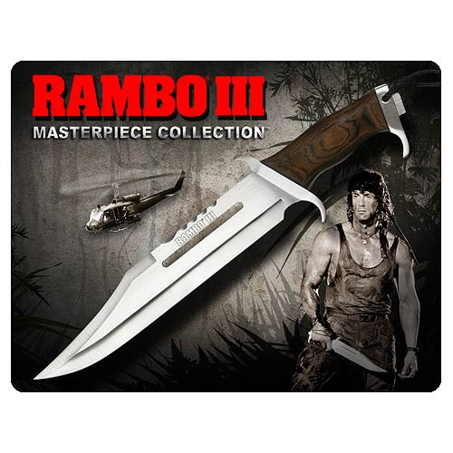 Rambo Knives Masterpiece Rambo First Blood Sylvester Stallone Collection  First Blood Part II Standard Edition Knife 
