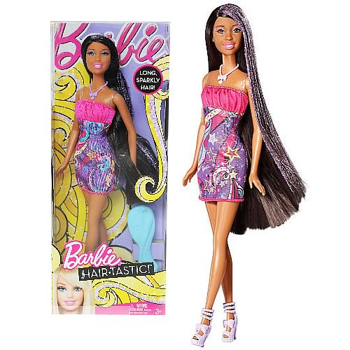 Barbie Hairtastic Long Hair African American Doll