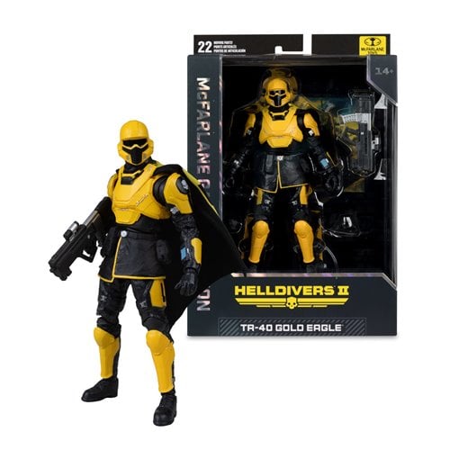 Helldivers II McFarlane Gaming Edition Wave 1 TR-40 Gold Eagle 7-Inch Action Figure