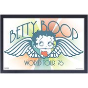 Betty Boop World Tour '76 Framed Art Print