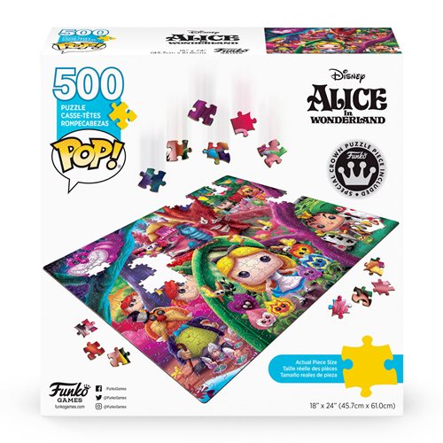 Alice in Wonderland 500-Piece Pop! Puzzle