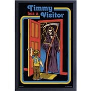 Steven Rhodes Timmy has a Visitor Framed Art Print