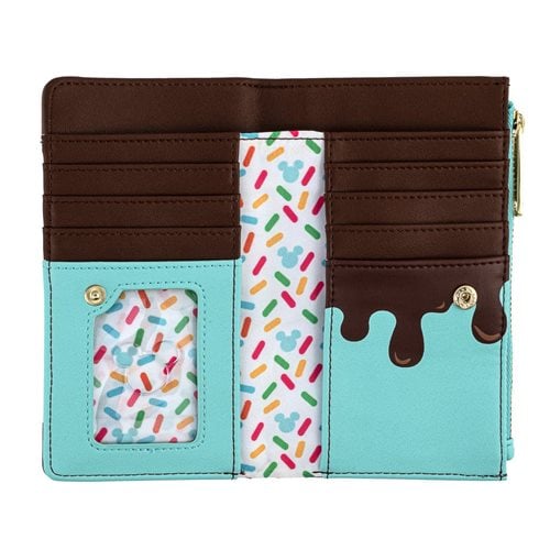 Mickey and Minnie Mouse Sweets Flap Wallet