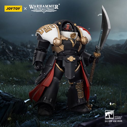 Joy Toy Warhammer The Horus Heresy White Scars Ebon Keshig Terminator 1 with Power Glaive 1:18 Scale