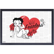 Betty Boop Fearless Framed Art Print
