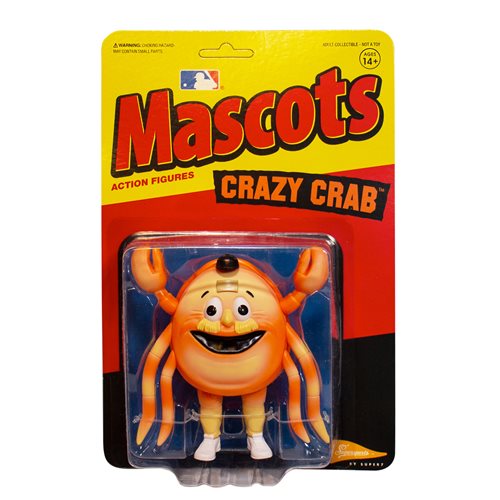 Major League Baseball Mascots Crazy Crab (San Francisco Giants) ReAction Figure