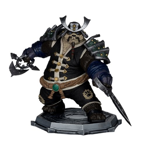 World of Warcraft Wave 2 Pandaren Monk and Rogue 1:12 Scale Posed Figure