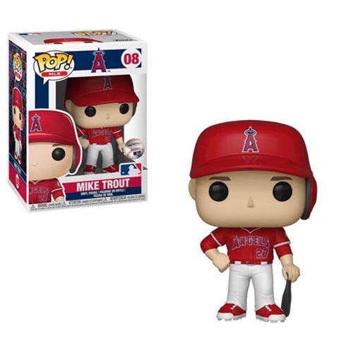 MLB Los Angeles Angels Mike Trout New Jersey Pop! Vinyl Figure