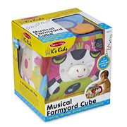 Melissa & Doug Musical Farmyard Cube Learning Toy