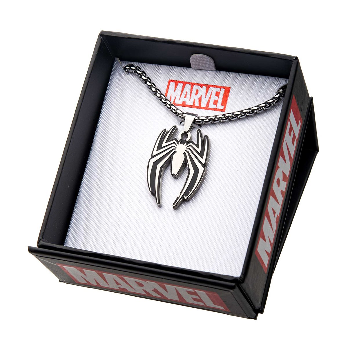 Spiderman Necklace Silver, Marvel Jewelry, Stainless Steel Rope Chain  Nickel Free - Etsy Singapore