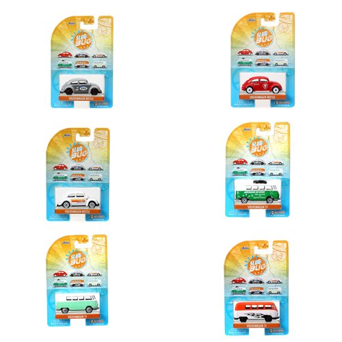 Punch Buggy Wave 4 1:64 Scale Die-Cast Vehicle Case of 6