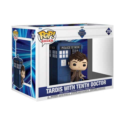 Doctor Who Tenth Doctor with TARDIS Deluxe Funko Pop Ride - Specialty
