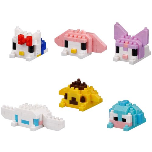 Sanrio characters Volume 3 Funyumaru Nanoblock Blind-Box Mininano Series Case of 6