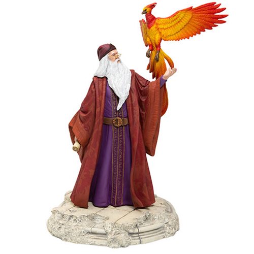 Harry Potter Albus Dumbledore with Fawkes Statue