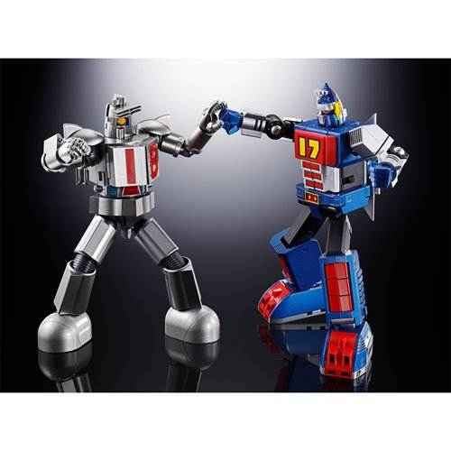 Super Robot Wars GX-101S Daitetsujin 17 and 18 Graviton Box Soul of Chogokin Action Figure Set