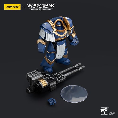 Joy Toy Warhammer 40,000 Ultramarines Cataphractii Squad Terminator with Reaper Autocannon 1:18 Scal