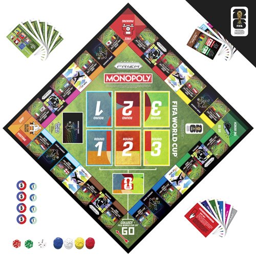 Monopoly Panini Prizm: FIFA World Cup Soccer Board Game