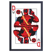 Deadpool Cards Framed Art Print