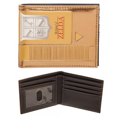 Legend of Zelda Gold Cartridge Bi-Fold Wallet