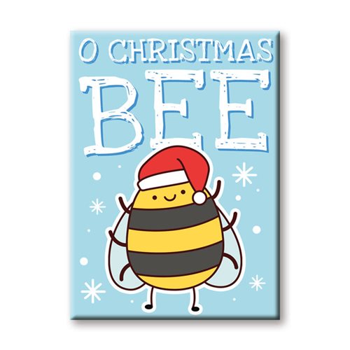 O Christmas Bee Flat Magnet