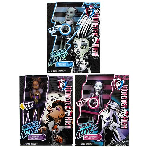 Monster High Ghouls Alive Dolls Case