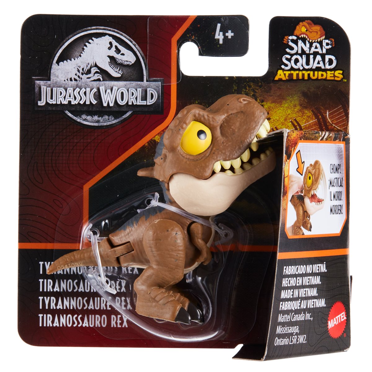 Jurassic World Snap Squad Mini Dinosaur Camp Cretaceous Wave 7 Complete 4 Pcs 
