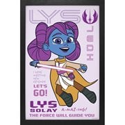 Star Wars: Young Jedi Adv. Lys Profile Framed Art Print