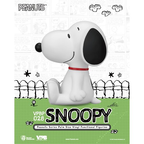 Peanuts Snoopy VPBP-028 Peanuts Series Palm Size Vinyl Functional Piggy Bank