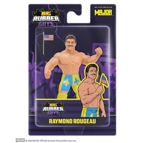 Major Big Rubber Guys Ray Rougeau Posed Figure