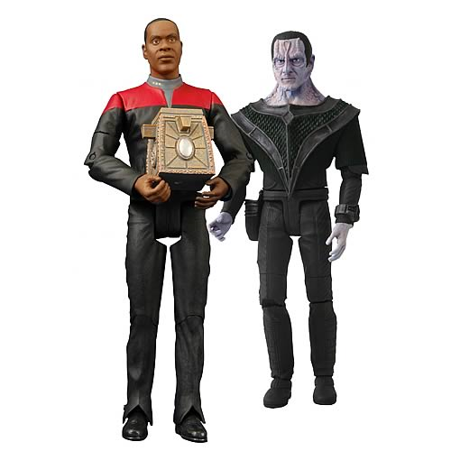 Star Trek Deep Space Nine Sisko and Dukat Figures