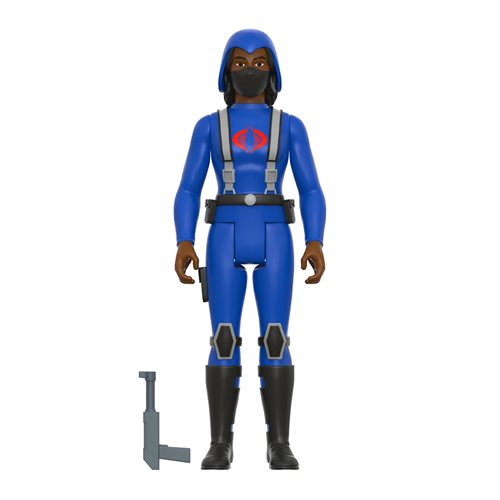 G.I. Joe Cobra Female Trooper Medium Black Hair (Dark Brown)  3 3/4-Inch ReAction Figure