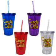 Candy Crush Saga Logo Travel Cup Display Case