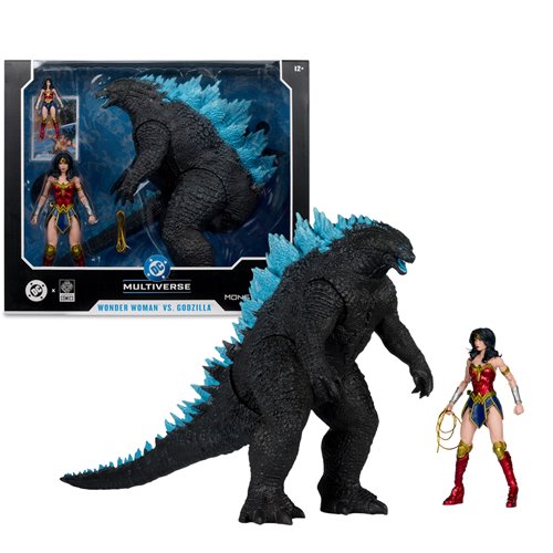 DC Multiverse Wonder Woman vs. Godzilla Megafig Justice League vs. Godzilla vs. Kong Action Figure 2
