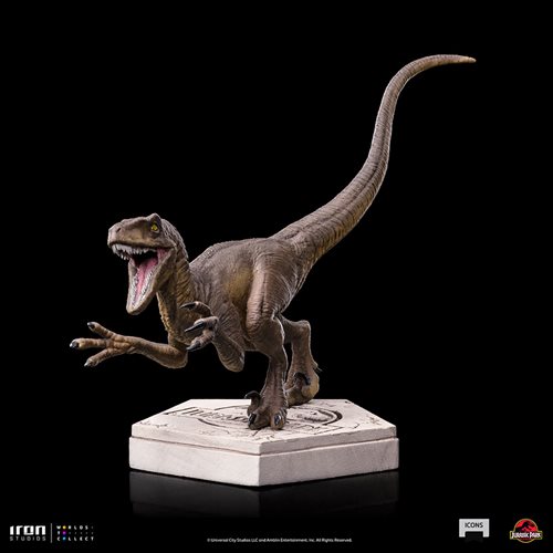 Jurassic Park Velociraptor A Icons Statue