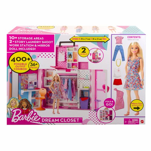 Barbie Dream Closet 2.0 Playset with Doll
