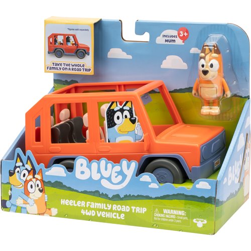 Bluey Series 11 Heeler Family Road Trip 4WD Vehicle