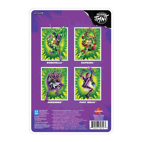 Teenage Mutant Ninja Turtles Donatello 3 3/4-Inch ReAction+ Figure