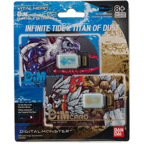 Vital Hero Infinite Tide and Titan of Dust DIM Card Pack