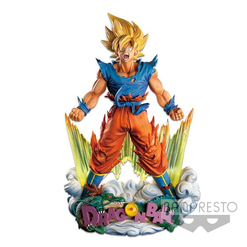 Dragon Ball Z Super Saiyan Goku Brush Ver. Super Master Stars Diorama Statue
